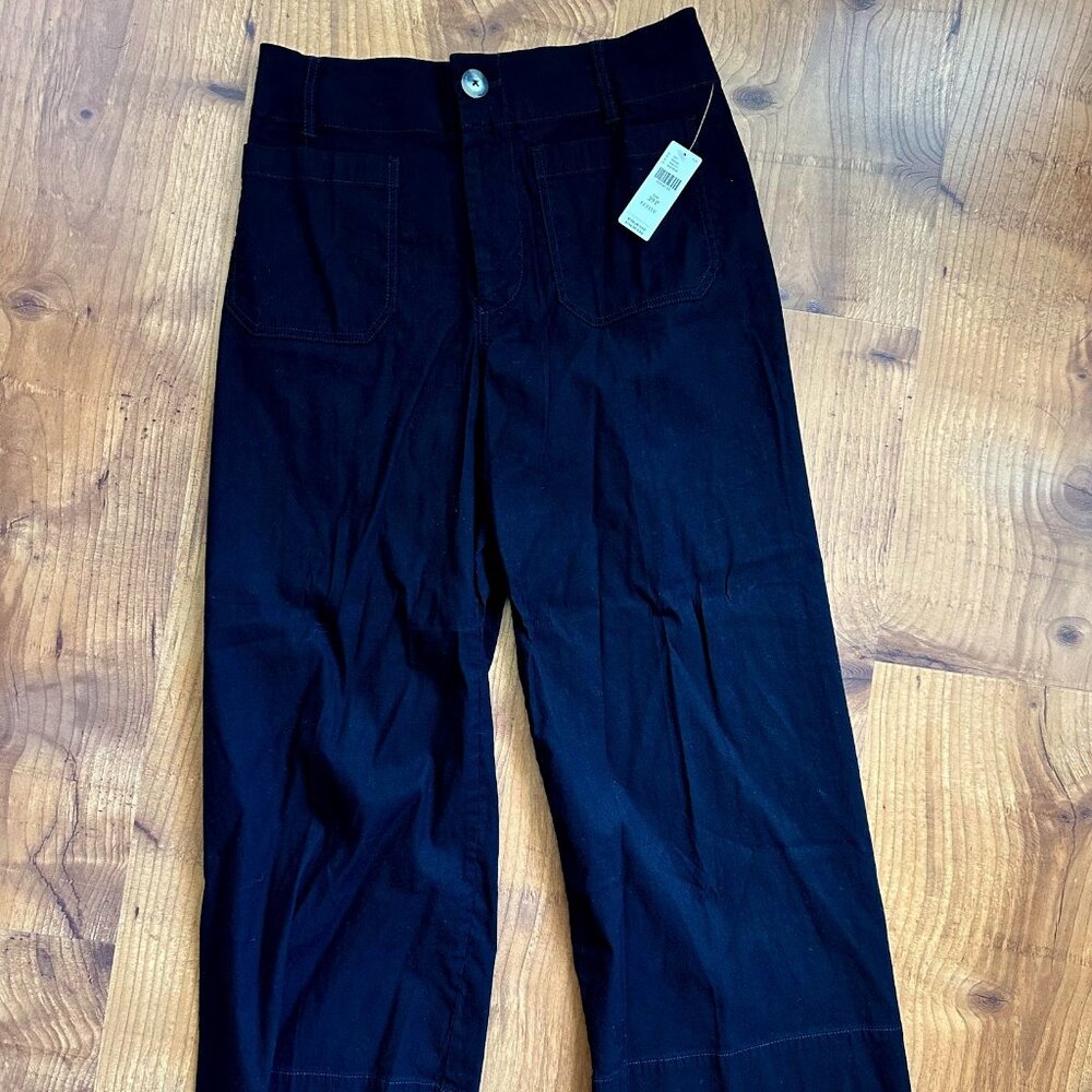 *RARE* Anthropologie Maeve Colette Pants Black NWT Size 29P